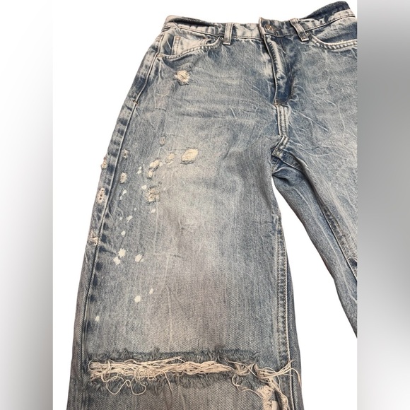 We The Free Free People With The Band Jeans Size 26 - Picture 9 of 16